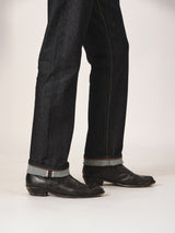 กางเกงยีนส์ผู้ชาย คอลเลคชั่น BIKER LOOK MWZ FIT เอวกลาง ทรงตรง สียีนส์ผ้าดิบ