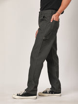 CAPENTER FIT BIKER LOOK COLLECTION MID RISE COMFORT MEN'S PANTS GREY