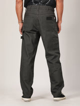 CAPENTER FIT BIKER LOOK COLLECTION MID RISE COMFORT MEN'S PANTS GREY