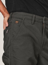 CAPENTER FIT BIKER LOOK COLLECTION MID RISE COMFORT MEN'S PANTS GREY