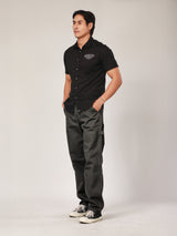 CAPENTER FIT BIKER LOOK COLLECTION MID RISE COMFORT MEN'S PANTS GREY