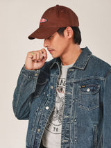 เสื้อแจ็คเก็ตผู้ชาย คอลเลคชั่น BIKER LOOK ทรงตรง สียีนส์กลาง