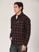 REGULAR FIT MEN'S LONG SLEEVE SHIRT RED
