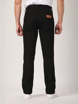 TEXAS SLIM FIT MID RISE SLIM MEN'S JEANS BLACK