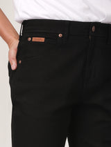 TEXAS SLIM FIT MID RISE SLIM MEN'S JEANS BLACK