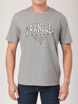 เสื้อยืดแขนสั้นผู้ชาย ทรงตรง สีเทา