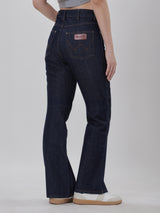 BOOTCUT FIT HIGH RISE REGULAR-BOOTCUT WOMEN'S JEANS DARK INDIGO