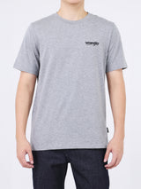 เสื้อยืดแขนสั้นผู้ชาย ทรงตรง สีเทา