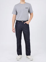 เสื้อยืดแขนสั้นผู้ชาย ทรงตรง สีเทา
