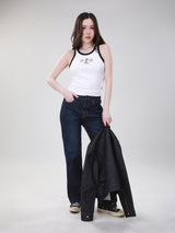 เสื้อกล้ามผู้หญิง คอลเลคชั่น WRANGLER LEGENDS สีขาว