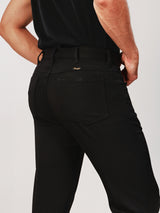 กางเกงขายาวผู้ชาย คอลเลคชั่น WRANGLER LEGENDS WRANCHERFIT เอวสูง ทรงตรง-ขาม้า สีดำ
