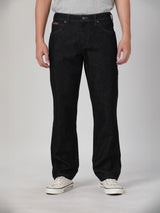 กางเกงยีนส์ผู้ชาย TEXAS FIT เอวกลาง ทรงตรง สียีนส์เข้ม