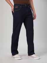 กางเกงยีนส์ผู้ชาย TEXAS FIT เอวกลาง ทรงตรง สียีนส์เข้ม