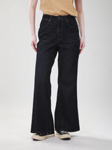 FLARE FIT HIGH RISE REGULAR-BOOTCUT WOMEN'S JEANS DARK INDIGO