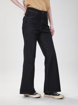 FLARE FIT HIGH RISE REGULAR-BOOTCUT WOMEN'S JEANS DARK INDIGO