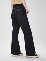 FLARE FIT HIGH RISE REGULAR-BOOTCUT WOMEN'S JEANS DARK INDIGO
