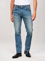 TEXAS SLIM FIT WRANGLER LEGENDS COLLECTION MID RISE SLIM MEN'S JEANS LIGHT INDIGO