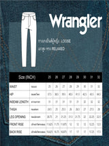 LOOSE FIT WRANGLER LEGENDS COLLECTION HIGH RISE RELAXED WOMEN'S JEANS RAW DENIM
