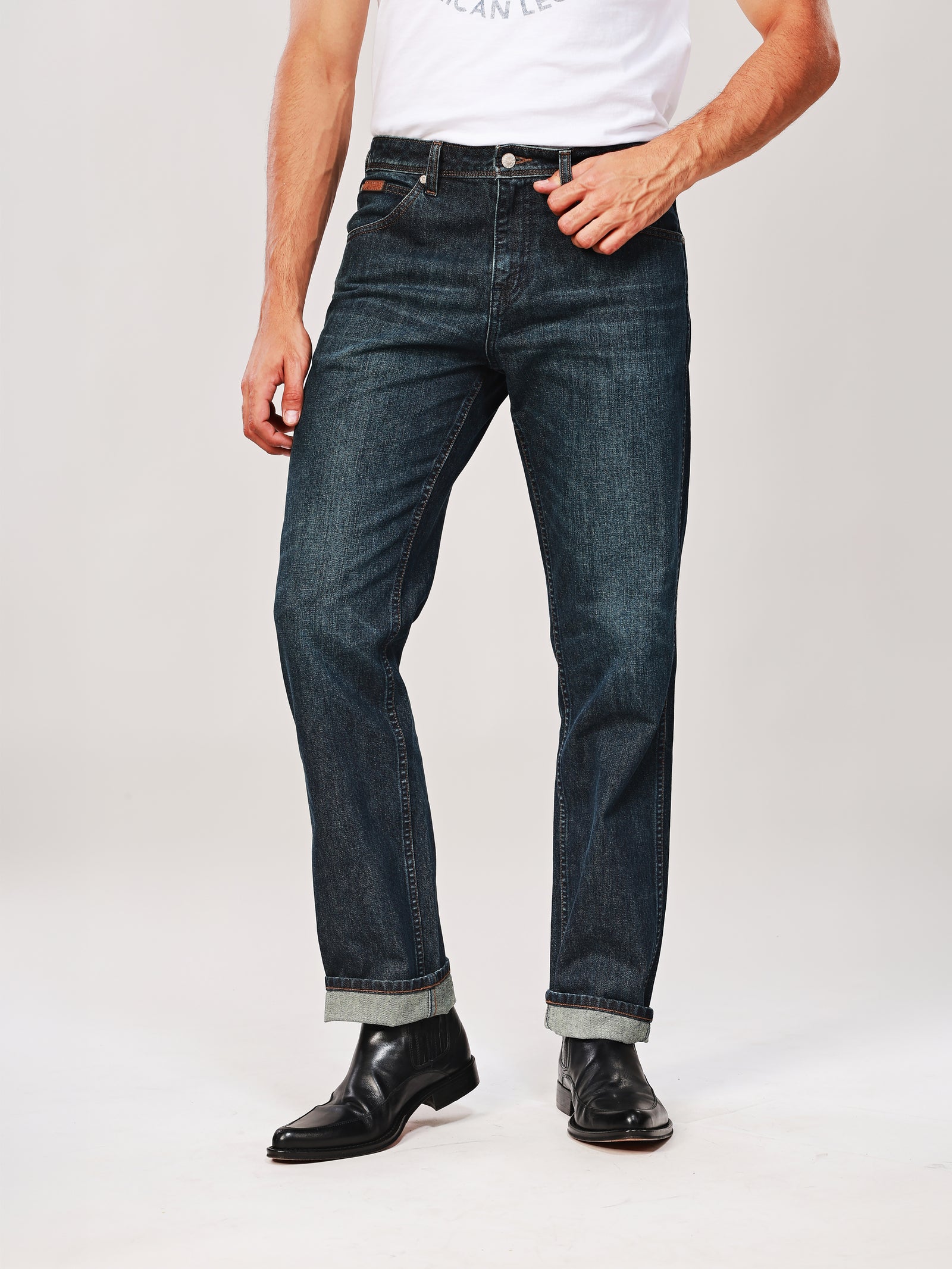 TEXAS FIT WRANGLER LEGENDS COLLECTION MID RISE REGULAR MEN'S JEANS