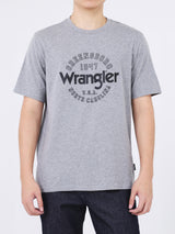 เสื้อยืดแขนสั้นผู้ชาย ทรงตรง สีเทา