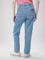 MOM FIT HIGH RISE REGULAR WOMEN'S JEANS LIGHT INDIGO