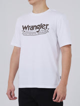 REGULAR FIT MEN'S SHORT SLEEVE T-SHIRT WHITE