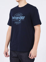 เสื้อยืดแขนสั้นผู้ชาย ทรงตรง สีกรมท่า