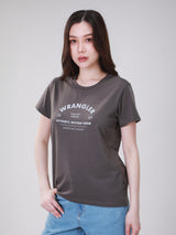REGULAR FIT WOMEN'S SHORT SLEEVE T-SHIRT BLACK