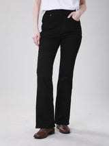 BOOTCUT FIT HIGH RISE REGULAR-BOOTCUT WOMEN'S JEANS BLACK