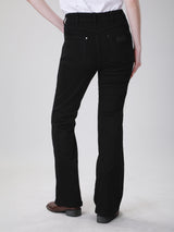 BOOTCUT FIT HIGH RISE REGULAR-BOOTCUT WOMEN'S JEANS BLACK