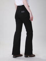 BOOTCUT FIT HIGH RISE REGULAR-BOOTCUT WOMEN'S JEANS BLACK