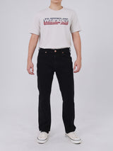 กางเกงยีนส์ผู้ชาย GREENSBORO FIT เอวกลาง ทรงตรง สีดำ