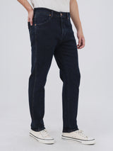 กางเกงยีนส์ผู้ชาย GREENSBORO FIT เอวกลาง ทรงตรง สียีนส์เข้ม