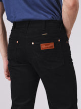 กางเกงขายาวผู้ชาย คอลเลคชั่น BEYOND INDIGO MWZ FIT เอวกลาง ทรงตรง สีดำ