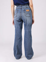 BOOTCUT FIT HIGH RISE REGULAR-BOOTCUT WOMEN'S JEANS MID INDIGO