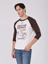 REGULAR FIT BEYOND INDIGO COLLECTION MEN'S LONG SLEEVE T-SHIRT GREY
