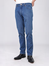 LARSTON FIT LOW RISE SLIM MEN'S JEANS MID INDIGO