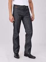 กางเกงยีนส์ผู้ชาย คอลเลคชั่น BEYOND DENIM TEXAS FIT เอวกลาง ทรงตรง สียีนส์ผ้าดิบ
