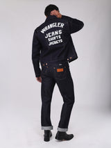 REGULAR FIT BEYOND DENIM COLLECTION MEN'S DENIM JACKET RAW DENIM