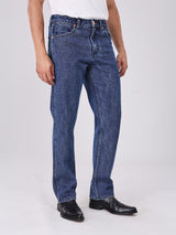 กางเกงยีนส์ผู้ชาย คอลเลคชั่น BEYOND DENIM MWZ FIT เอวกลาง ทรงตรง สียีนส์กลาง