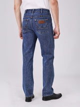 กางเกงยีนส์ผู้ชาย คอลเลคชั่น BEYOND DENIM MWZ FIT เอวกลาง ทรงตรง สียีนส์กลาง