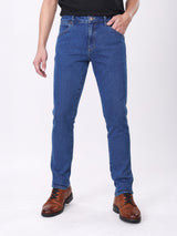 VEGAS FIT MID RISE SKINNY MEN'S JEANS MID INDIGO