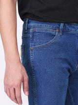VEGAS FIT MID RISE SKINNY MEN'S JEANS MID INDIGO