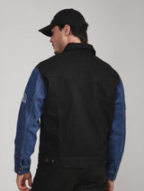 REGULAR FIT RODEO RACING COLLECTION MEN'S DENIM JACKET BLACK