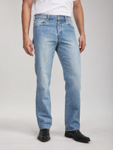 13MWZ FIT RODEO RACING COLLECTION MID RISE REGULAR MEN'S JEANS LIGHT INDIGO