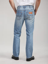 13MWZ FIT RODEO RACING COLLECTION MID RISE REGULAR MEN'S JEANS LIGHT INDIGO