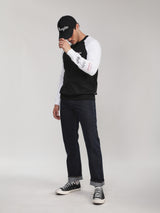 REGULAR FIT RODEO RACING COLLECTION MEN'S LONG SLEEVE T-SHIRT BLACK