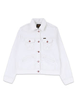 REGULAR FIT LEGEND OF WRANGLER COLLECTION WOMEN'S DENIM JACKET OFF-WHITE