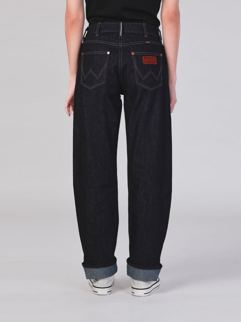 SUNSET FIT LEGEND OF WRANGLER COLLECTION MID RISE REGULAR WOMEN'S JEANS (RED SELVEDGE) RAW DENIM