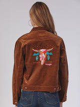 REGULAR FIT LEGEND OF WRANGLER COLLECTION WOMEN'S JACKET BROWN